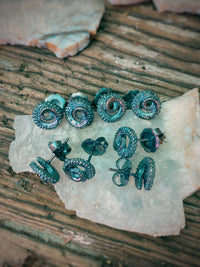 Octopus Tentacle Stud Earrings